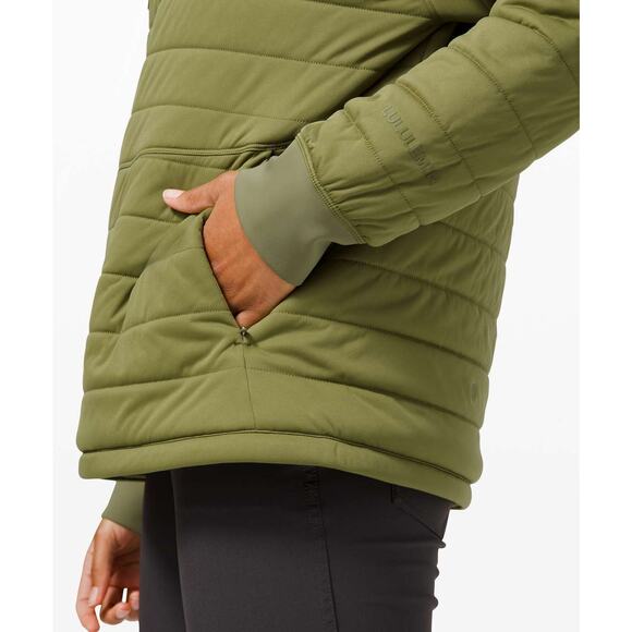 LULULEMON Dynamic Movement Crew Sweatshirt Bronze Green Pullover Women's 10 - Picture 5 of 16